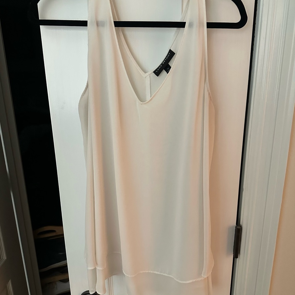 Lane Bryant Chiffon Swing Tank